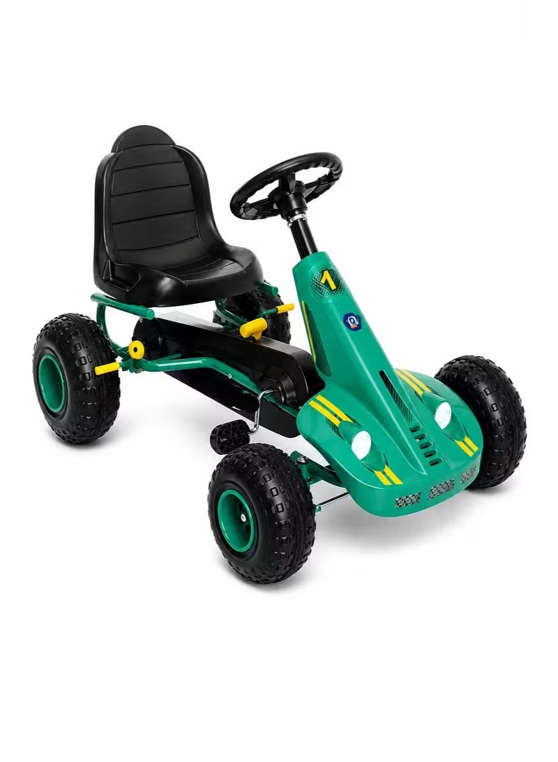 STORE 7 Kids Pedal Go Kart – Ride-On Pedal Car with Large Wheels & Comfortable Seat, Outdoor Racing Style Pedal Vehicle for Balance and Motor Skill Development - Image 3