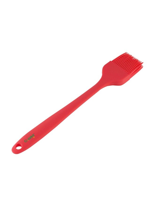 Clazkit - YH670 Silicone Steel Basting Brush, Red - Image 1