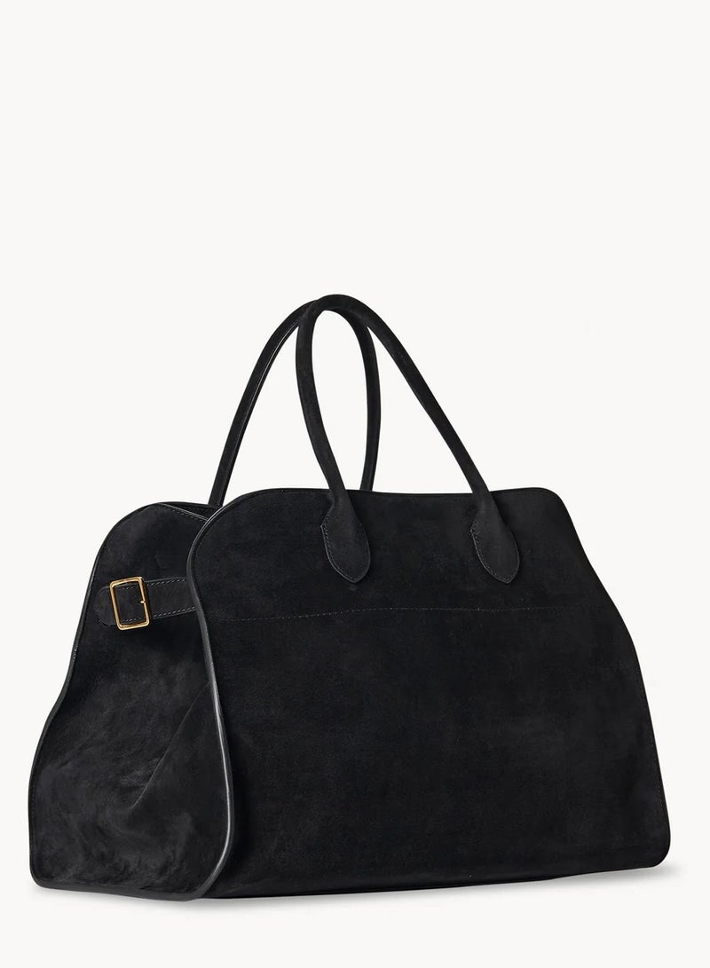 TR The Row Soft Margaux 15 suede tote bag - Image 4