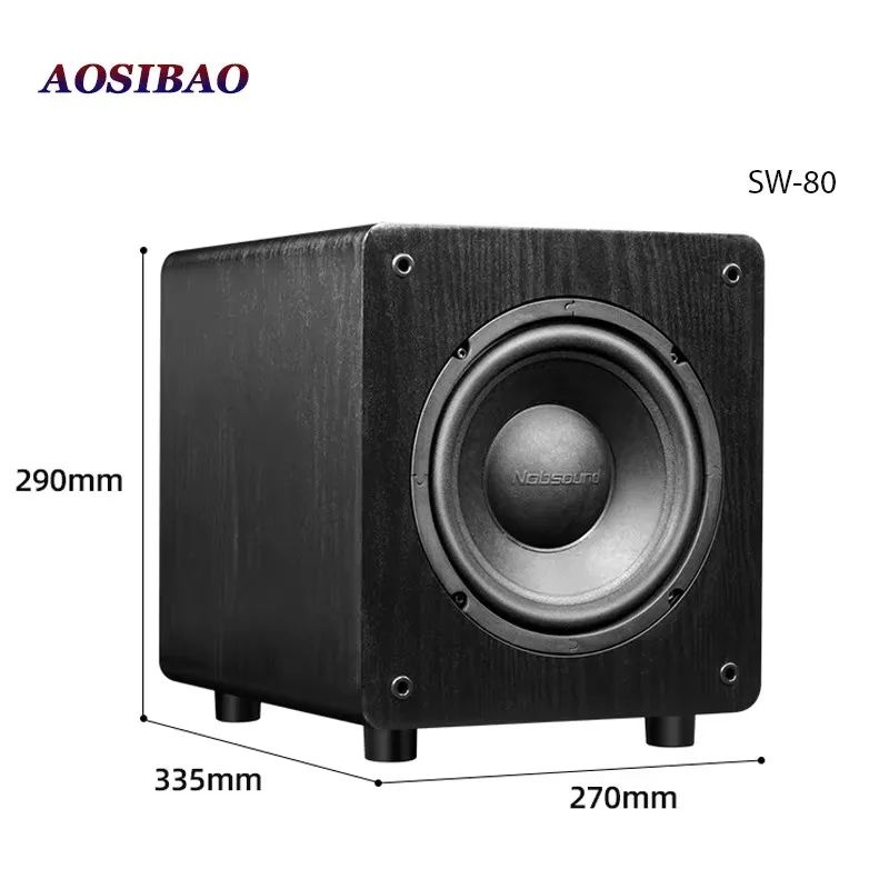 Nobsound Sw-80 10-Inch Active Super Bass High Power Speaker, Black - Image 2
