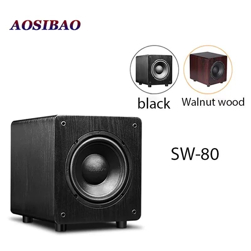 Nobsound Sw-80 10-Inch Active Super Bass High Power Speaker, Black - Image 1