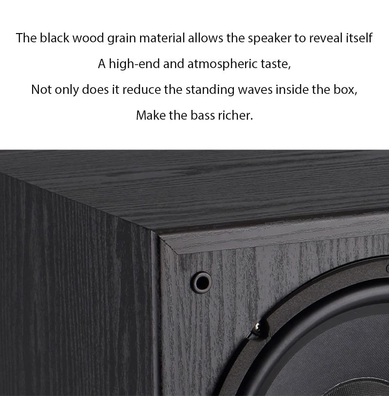 Nobsound Sw-80 10-Inch Active Super Bass High Power Speaker, Black - Image 5