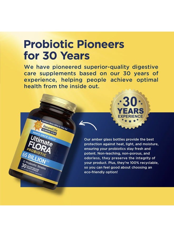 RENEW LIFE Once Daily Flora Men's 55 Billion 30ct, 30 CT - Image 4