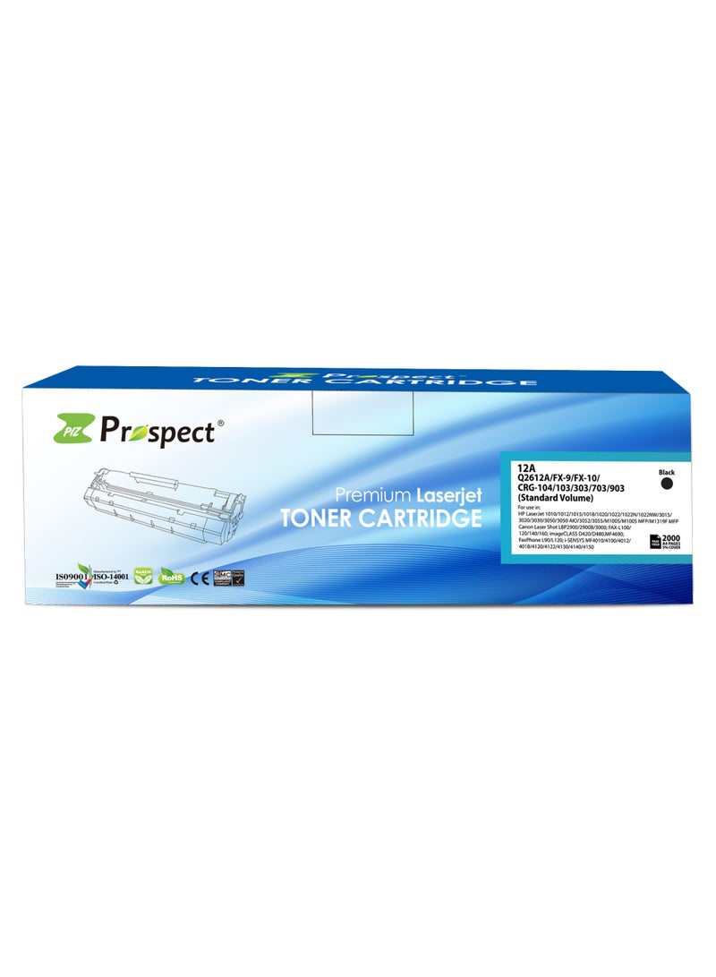 Prospect Toner 12A Q2612A Toner Cartridge Compatible with HP Q2612A for Laserjet 1010 1012 1015 1018 1020 1022 1022N 1022NW 3015 3020 3030 3050 3050 AIO 3052 3055 M1005 M1005 MFP M1319F MFP - Image 4