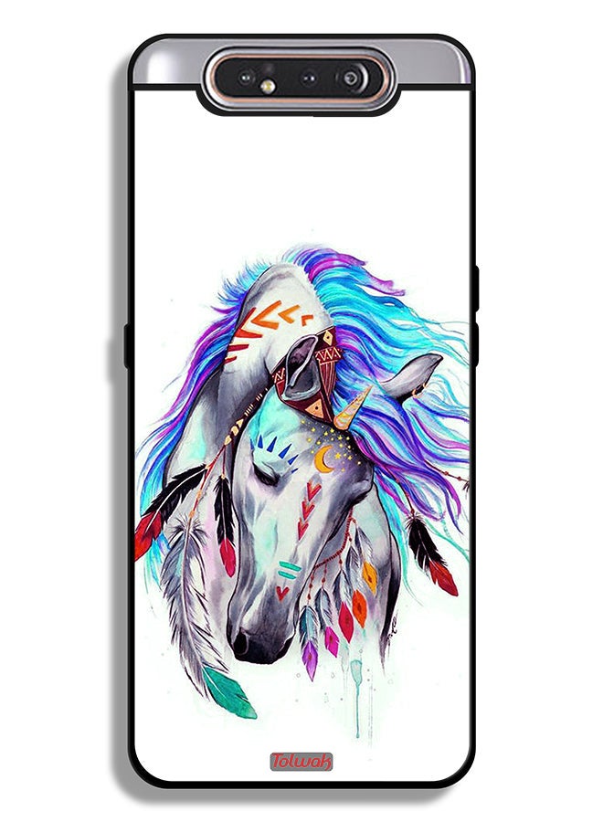 Tolwak Samsung Galaxy A80 Protective Case Cover Horse - Image 1