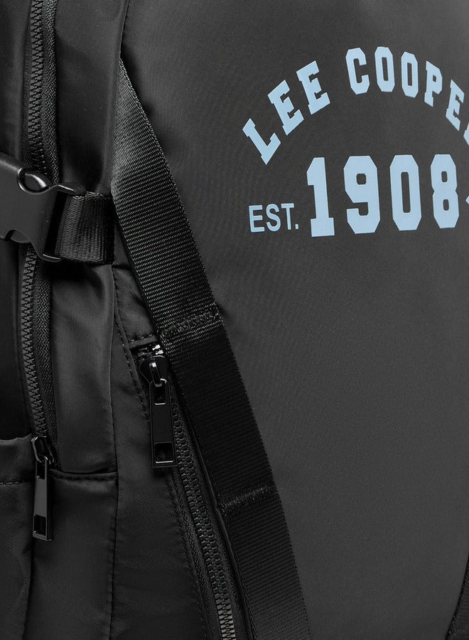 لي كوبر حقيبة ظهر مطبوعة بأشرطة قابلة للتعديل وإغلاق بسحاب - Image 5