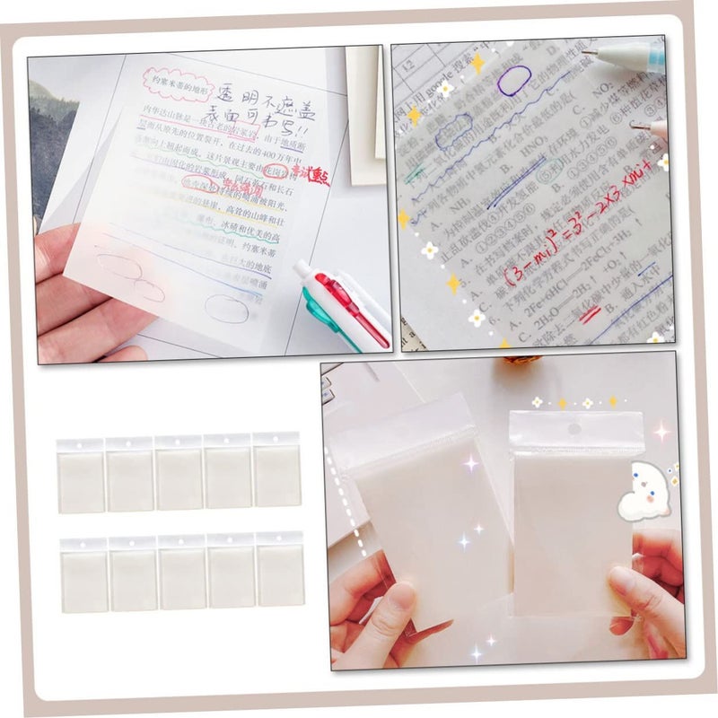 Adhesive Note Pads 10pcs Memo Stickers for Office Writing Reminders Easy Organization - Image 4