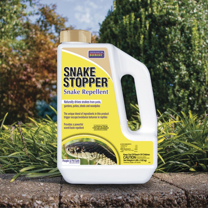 Bonide Snake Stopper Snake Repellent, 4 lb. Ready-to-Use Granules for Outdoor Pest Control, People & Pet Safe - Image 5