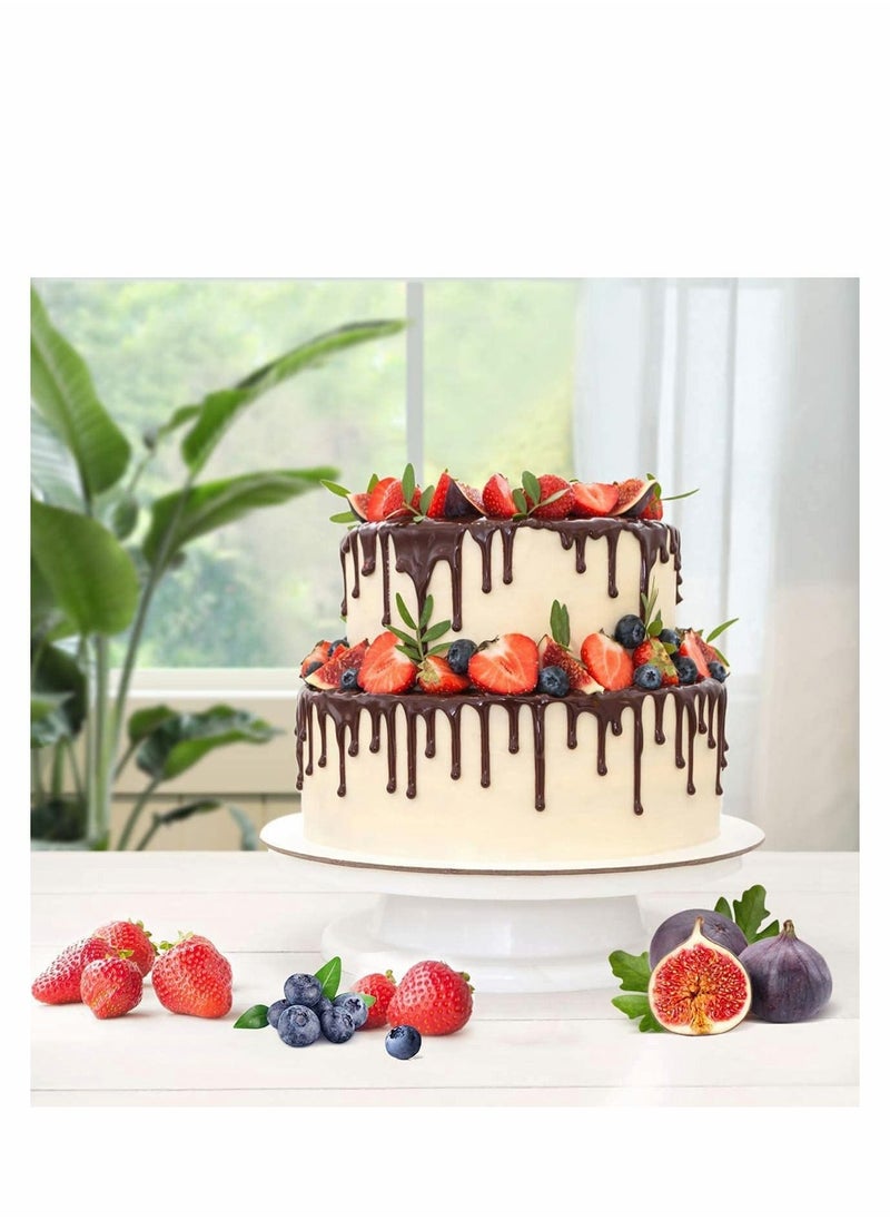 Excefore - Rotating Cake Turntable Stand, Cake Decorating Kit Baking Tools Cake Decorating Table Lightweight and Stable Cake Turntable DIY Decorating Turntable Cake Mould for Birthdays, Weddings - Image 1