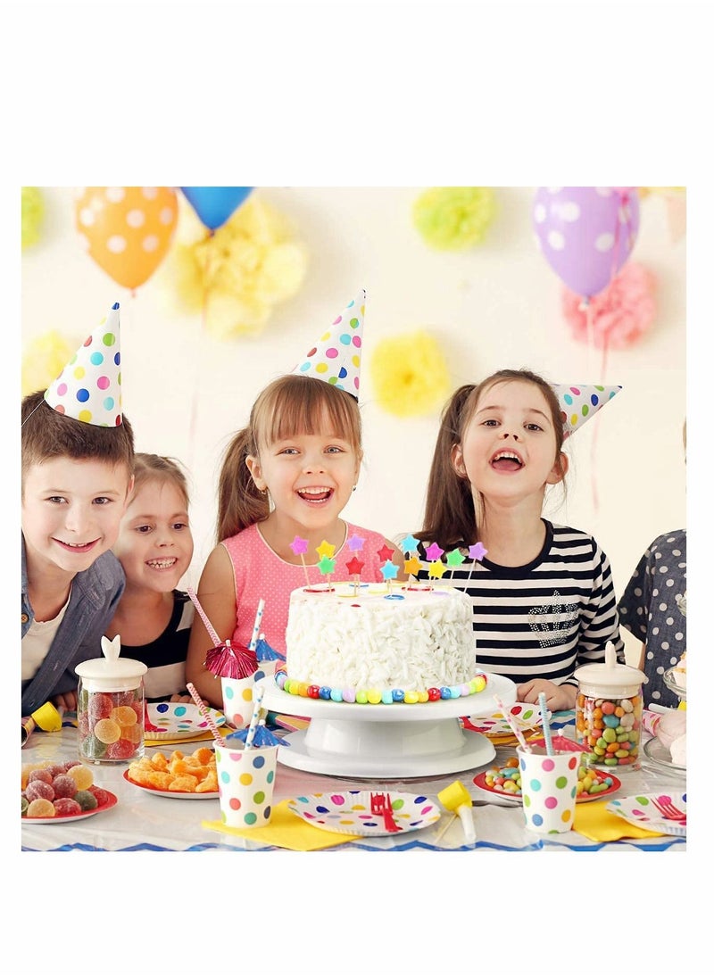 Excefore - Rotating Cake Turntable Stand, Cake Decorating Kit Baking Tools Cake Decorating Table Lightweight and Stable Cake Turntable DIY Decorating Turntable Cake Mould for Birthdays, Weddings - Image 1