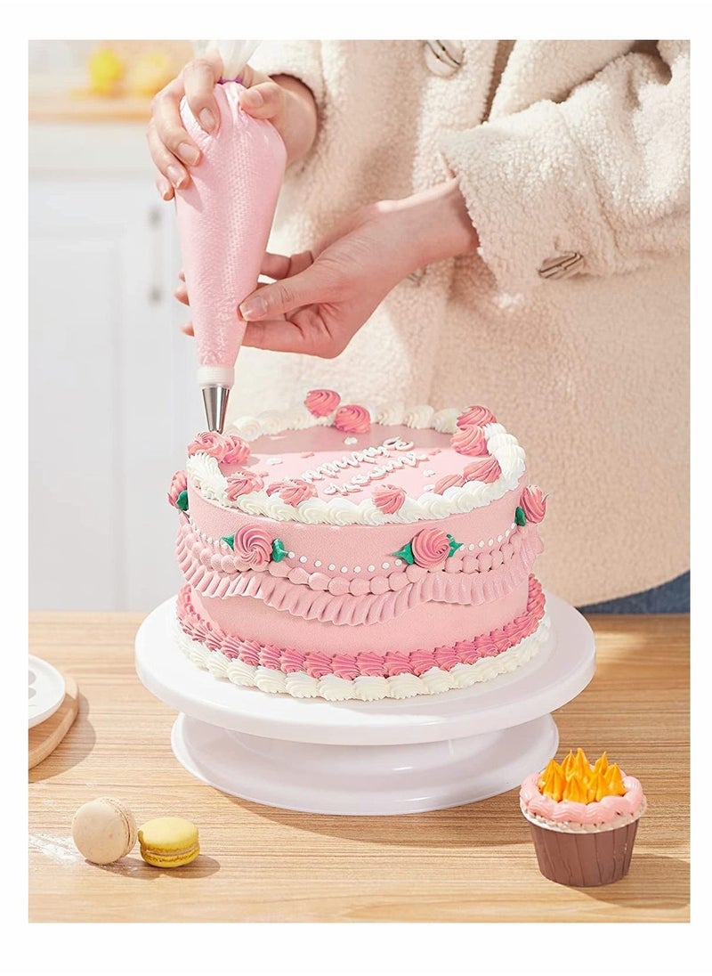 Excefore - Rotating Cake Turntable Stand, Cake Decorating Kit Baking Tools Cake Decorating Table Lightweight and Stable Cake Turntable DIY Decorating Turntable Cake Mould for Birthdays, Weddings - Image 1