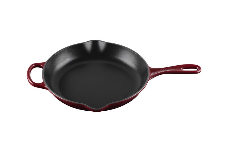 Le Creuset Le Creuset Enameled Cast Iron Signature Iron Handle Skillet 1025 Rhone 