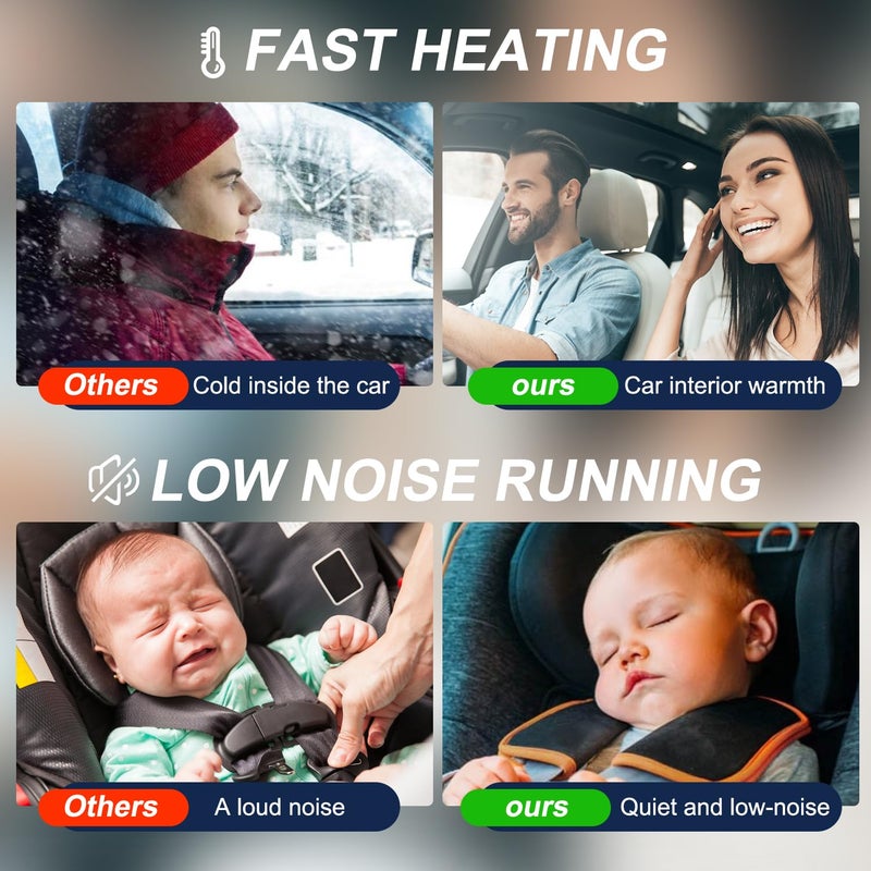 Triclicks Diesel Air Heater All in One 12V 5-8KW Parking Heater Diesel Night Heater with LCD Display Remote Control 5L Tank For Truck, Boat, Car Trailer, Motorhomes, Campervans, Caravas - Image 4