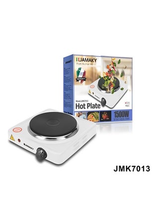 Hot Plate one burner with Italian technology 1500 watts, white color, JMK7013, very suitable for outdoor places, trips, summer resorts, and offices, Small and comfortable electric heater for easy cooking. - pzsku/Z166233E5F7236B8F3C6AZ/45/_/1734348286/181eb1eb-0789-45d1-a9cc-76e3ef697357