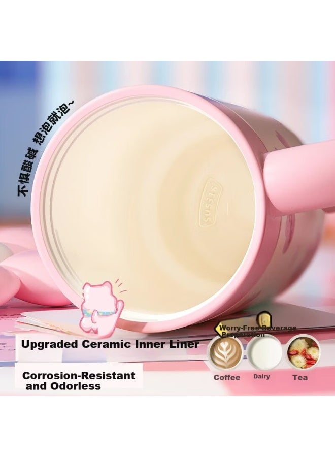 Vanow Qiaoqiao Insulated Water Bottle Large Capacity Women  New High-value Ceramic Liner Straw Tumbler - Image 5