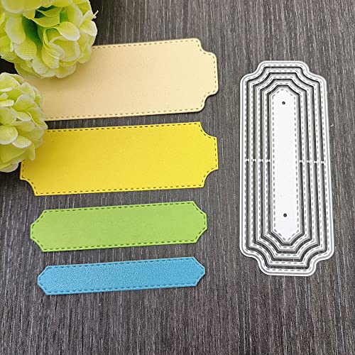 Urvoo 3 Pack Bookmark Metal Cutting Dies DIY Craft Carbon Steel Embossing Template Cutting Dies Metal Stencils Scrapbooking Tool for Card Scrapbooking DIY (Bookmark) - Image 4