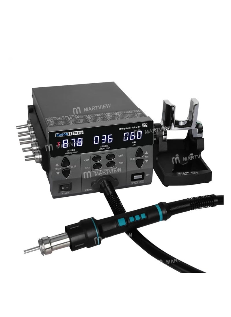 Generic - Sugon 8630Pro 1300W Intelligent Digital Display Hot Air Gun BGA Desoldering Rework Station - Image 1