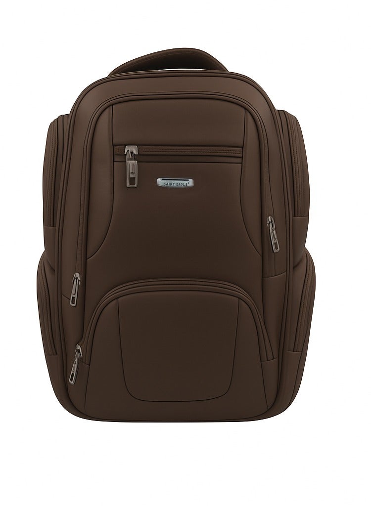 Saint Eagle Premium Laptop Backpack – Water-Resistant Travel & School Bag with USB Port and Multi-Compartment Organizer - Image 1