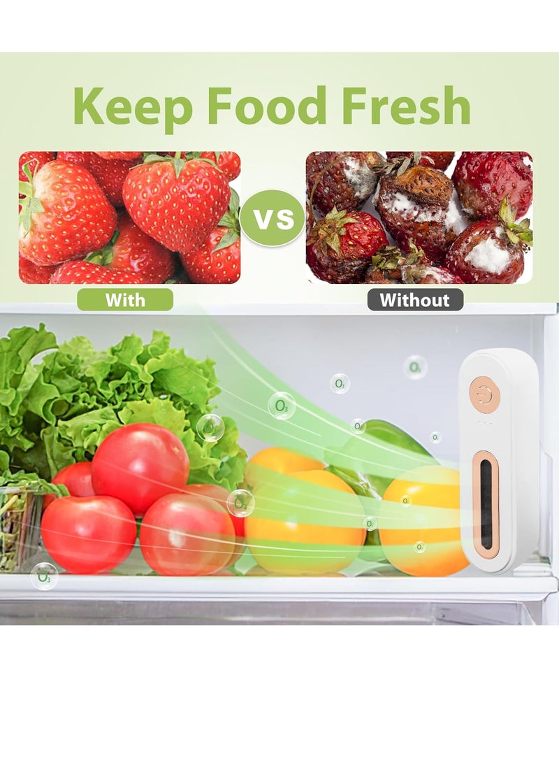 Bukela Fridge Deodorizer Reusable for Years, Mini USB Refrigerator Deodorizer More Effective than Baking Soda and Charcoal Odor Absorber, Fridge Odor Eliminator, and Air Purifier for Car, Closet, Shoes - Image 5