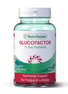 Glucofactor - With Garlic Extract Formulated to Support Healthy Metabolism and Pancreatic Function - Diabetic Support Formula, Blood Sugar Support for a Healthy Life (30 Tablets)