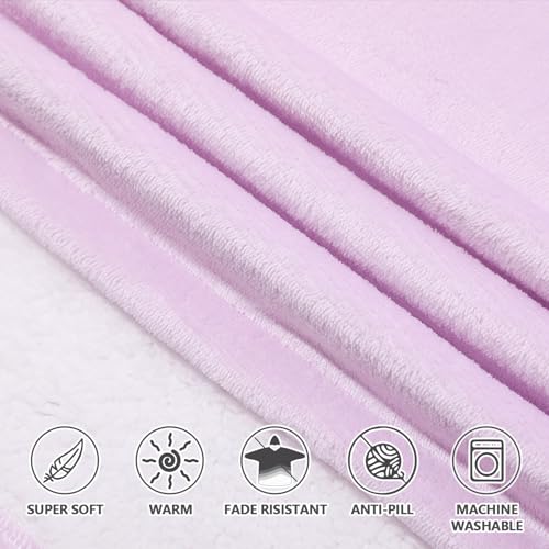 Krifey Wearable Blanket Hoodie, Oversized Sherpa Fleece Sweatshirt with Giant Pocket, Birthday Gifts for Women, Mom, Sister, Whisper Lavender - Image 5