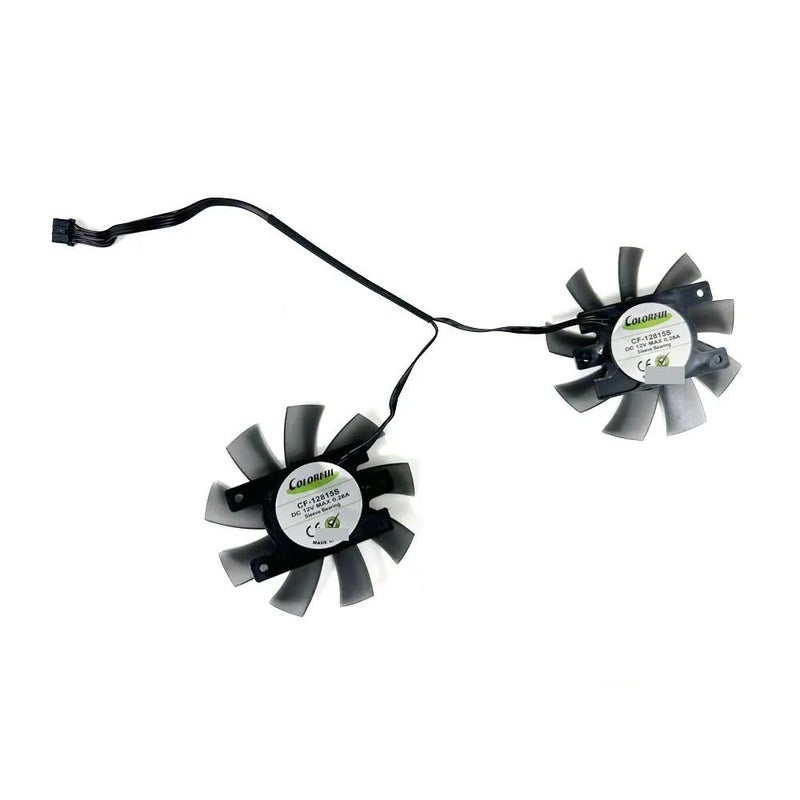 Laptop Parts Cooling Fan for INNO3D for GeForce GTX 1660 Ti RTX 2060 Twin X2 65MM 4pin CF-12815S GTX1660Ti GTX1660 RTX2060 GPU - Image 3