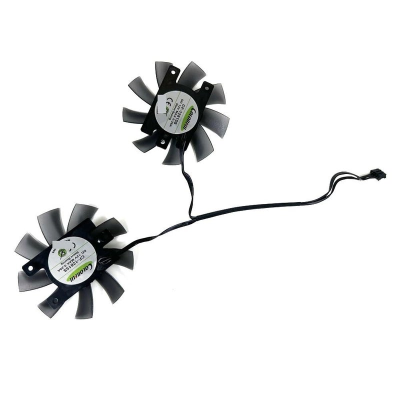 Laptop Parts Cooling Fan for INNO3D for GeForce GTX 1660 Ti RTX 2060 Twin X2 65MM 4pin CF-12815S GTX1660Ti GTX1660 RTX2060 GPU - Image 5