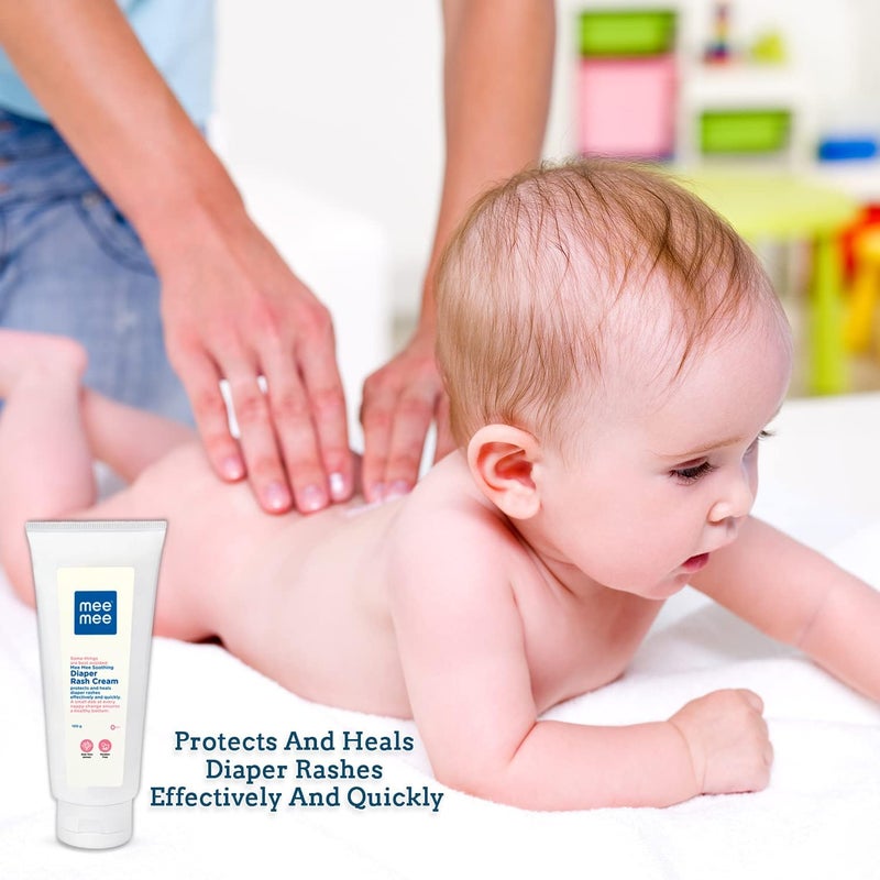 Mee Mee Baby Nappy Cream | Natural Diaper Rash Cream | Treats and Prevents Diaper Rash | Goodness of Aloe Vera (with Soothing Relief- 100 g (Single Pack) - Image 5