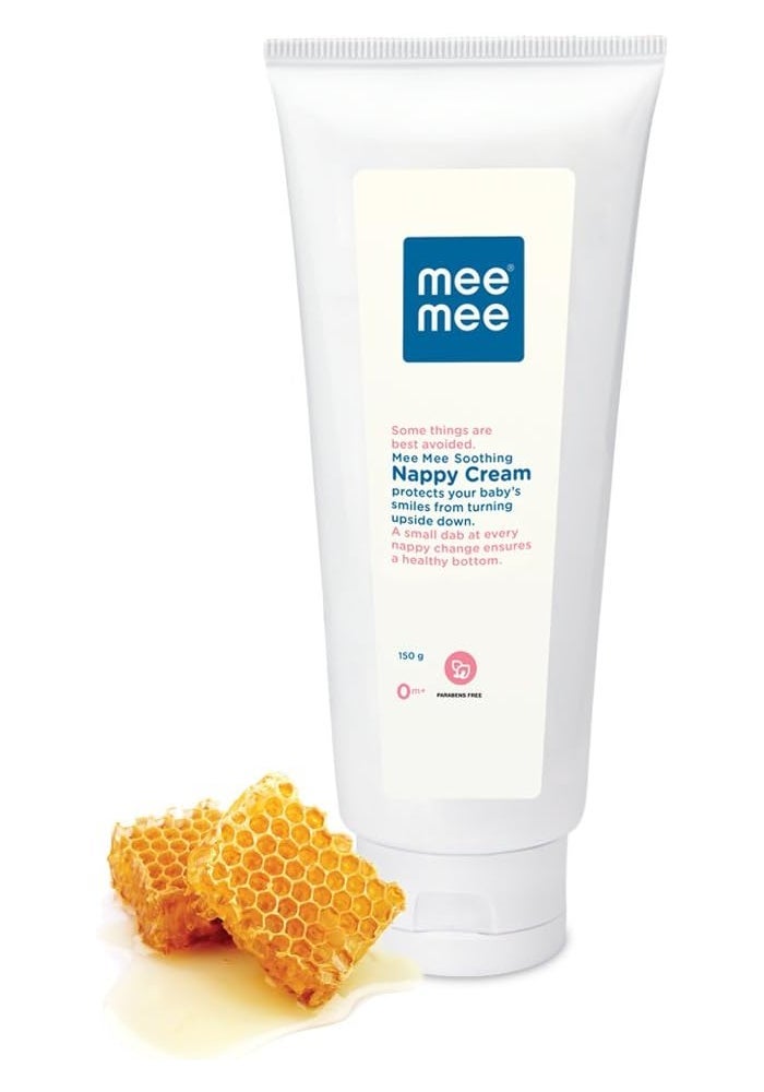 Mee Mee Baby Nappy Cream | Natural Diaper Rash Cream | Treats and Prevents Diaper Rash | Goodness of Aloe Vera (with Soothing Relief- 100 g (Single Pack) - Image 1