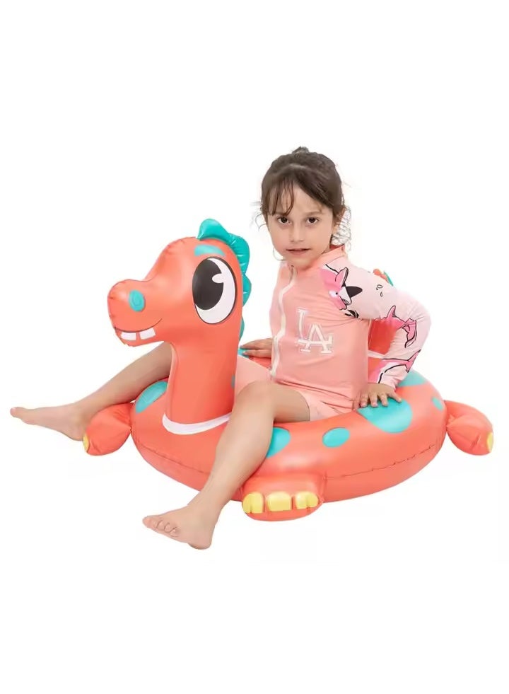 MUMS PLANET Inflatable Dinosaur Baby Swim Float – Kids Pool Float with Comfortable Seat – PVC Swimming Float for Infants & Toddlers – Pool & Beach Water Toy - Image 5