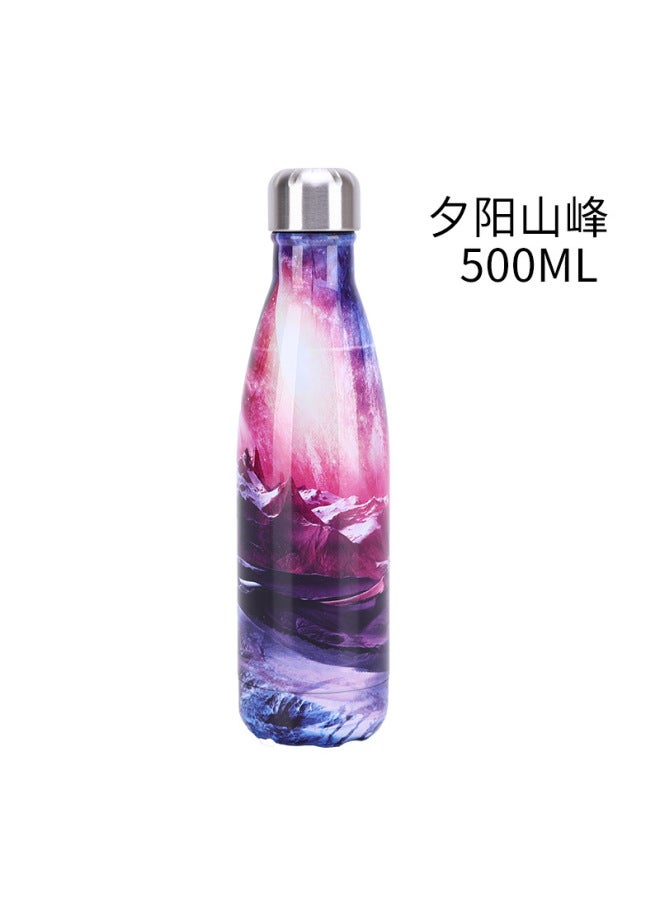 Coke Bottle Stainless Steel Mug Bowling Sports Insulation Kettle Creative Gift Logo A Generation Of Hair