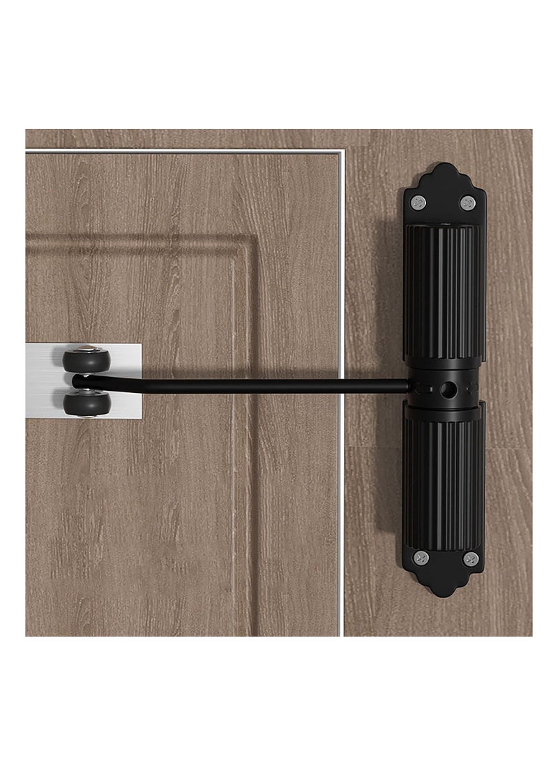Generic - Automatic Hydraulic Door Closure Heavy Duty Gate Closer for Interior Exterior Safety Spring Loaded Door Closer Overhead Fire with Adjusting Rod And Screws - Image 1
