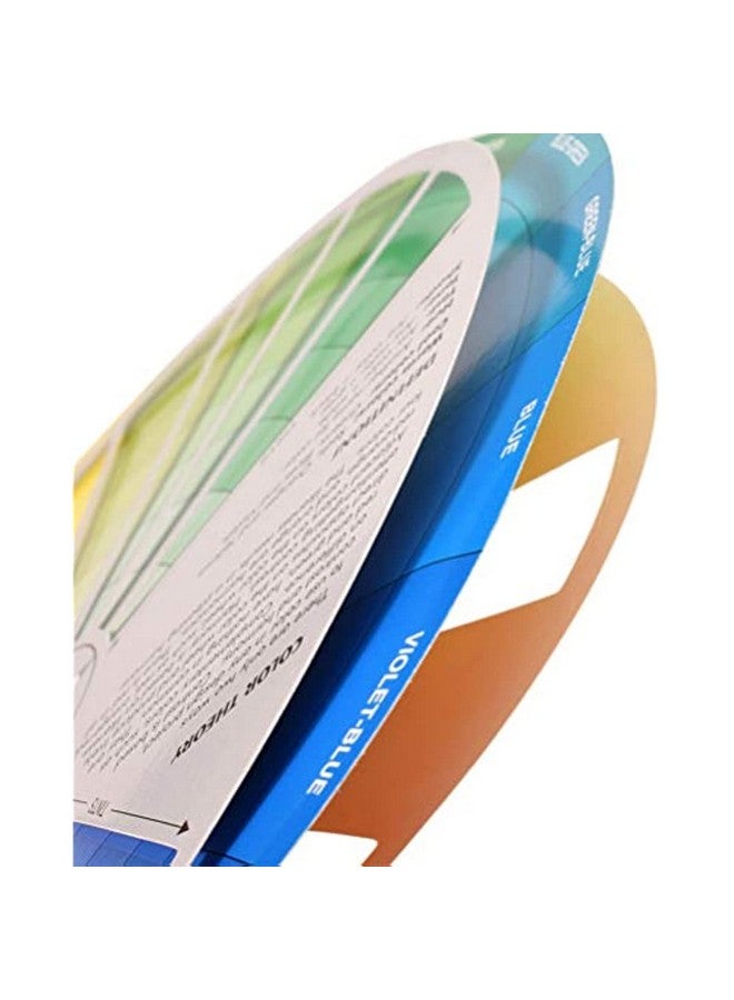TEONEI Color Wheel Mixing Guide,Color Matching Color Wheel,Color Learning Mixed Guide Wheel, Artist Color Wheel Color Wheel,Paint Mixing Learning - Image 4