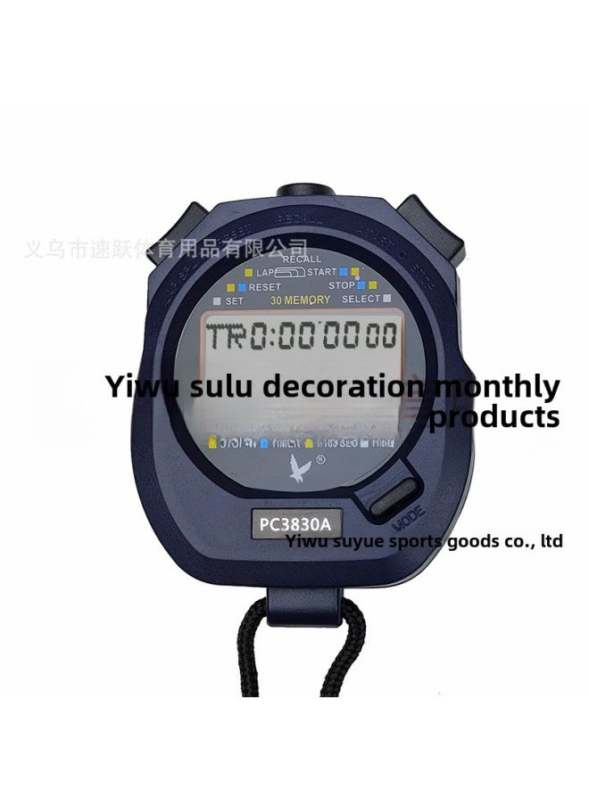 Generic - Tianfu PC Stopwatch Running Timer Double Row 10 Track 3 Row 30 Track 60 Track Professional Track And Field Referee Running Stopwatch-Display Accuracy:Pc100d Three Rows 100 Channels - Image 1