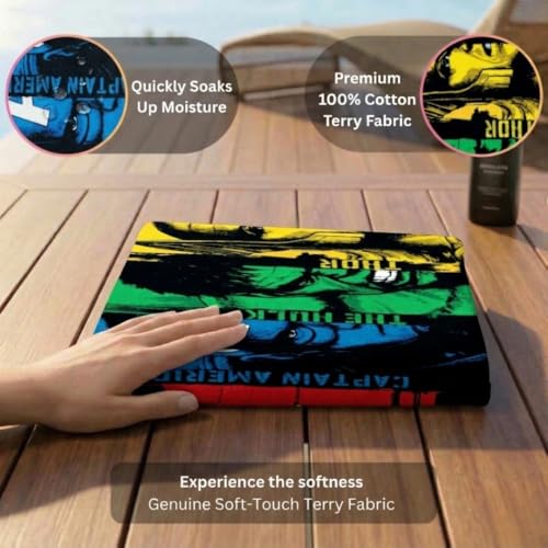 Athom Trendz Athom Living Cotton Bath Towel 350 GSM (Pack of 1, Multicolour) - Image 4