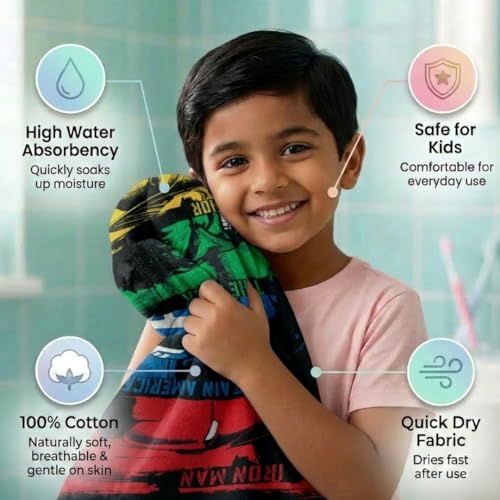 Athom Trendz Athom Living Cotton Bath Towel 350 GSM (Pack of 1, Multicolour) - Image 5