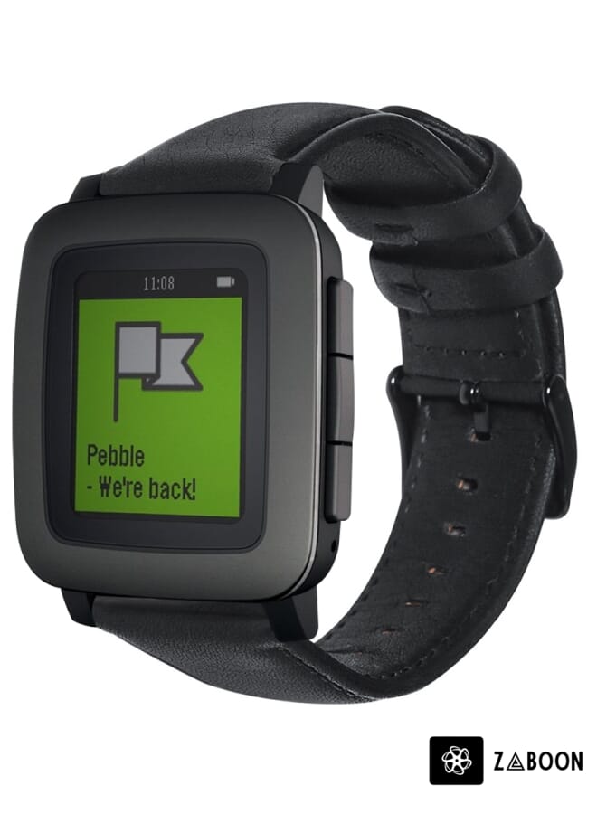 Zaboon حزام ساعة بيبل تايم من جلد طبيعي مع شمع الزيت - Image 1