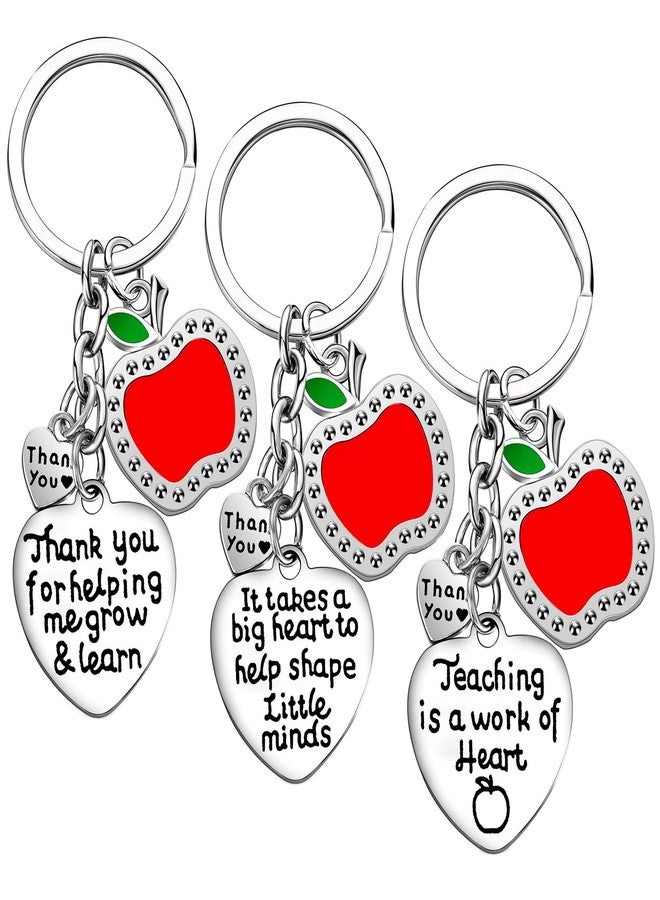 Nimteve Teacher Keychain Set - 3PCs Jewelry Gift for Women Teachers, Birthday Gift From Students (Style A) - Image 5