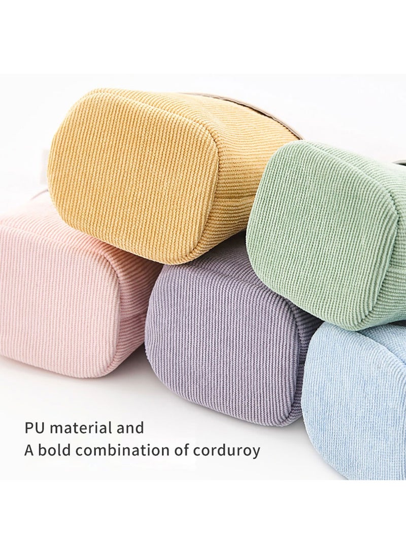 Kidle حافظة أقلام قابلة للسحب، من قماش البولي يوريثان المخملي، حافظة أقلام إبداعية متعددة الوظائف، حافظة أقلام، حافظة أقلام بسيطة لطيفة بلون واحد - Image 2