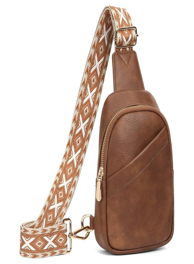 SENDEFN Small Sling Bag for Women, Crossbody Sling Backpack, Casual Chest Bag with Convertible Shoulder Strap - Image 1