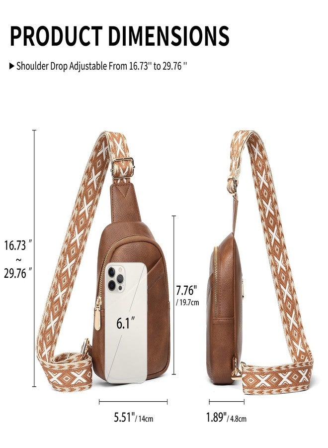 SENDEFN Small Sling Bag for Women, Crossbody Sling Backpack, Casual Chest Bag with Convertible Shoulder Strap - Image 3