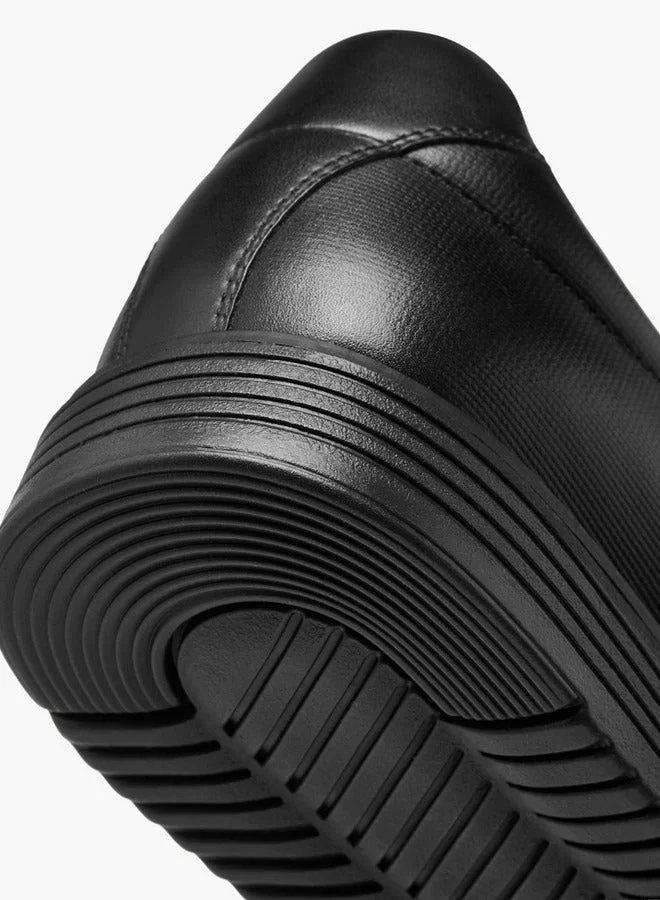 DUCHINI Men's Solid Slip-On Loafers