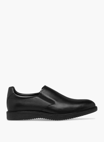 DUCHINI Men's Solid Slip-On Loafers
