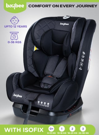 BAYBEE Convertible Car Seat For Baby With Isofix, Position