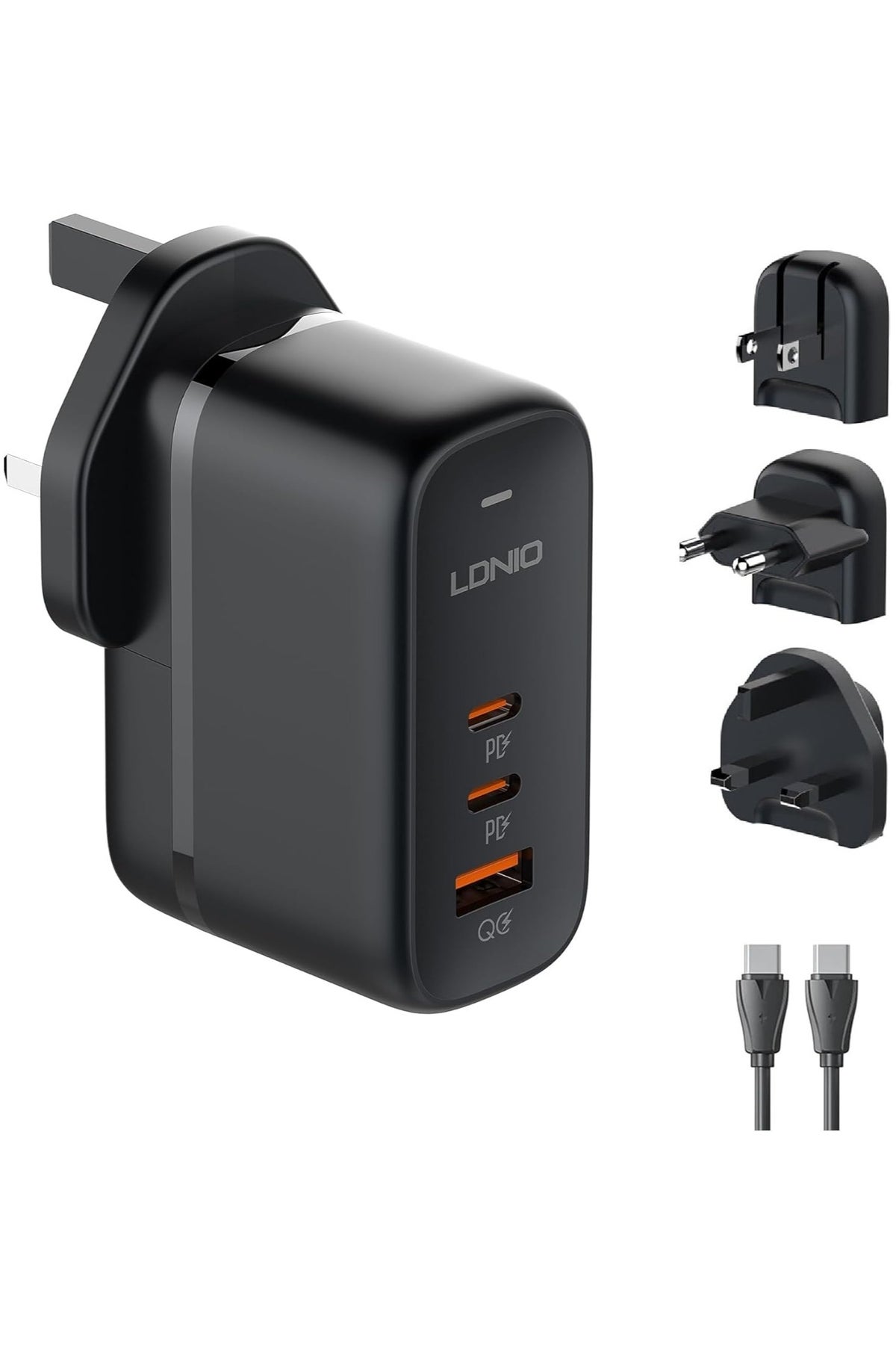 ldnio Ldnio Gan Super Travel 3-port Fast Charger 65W Z1663A9BE1058F20BFA15Z