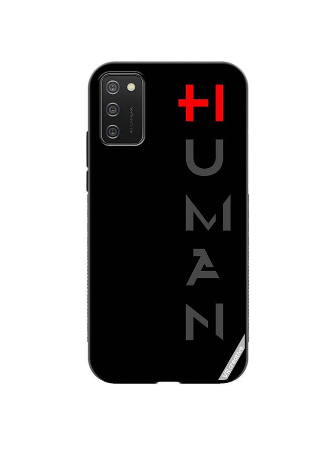 VR CREATIVE Protective Case Cover For Samsung Galaxy A03s Black Design Multicolour - Image 1