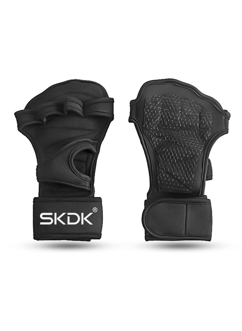 SKDK Workout Gloves, Comfortable Grip Weightlifting Gloves, Shock Absorbing Durable  Fitness Gloves, Breathable Gym Gloves For Workouts Gym Training  - Image 1