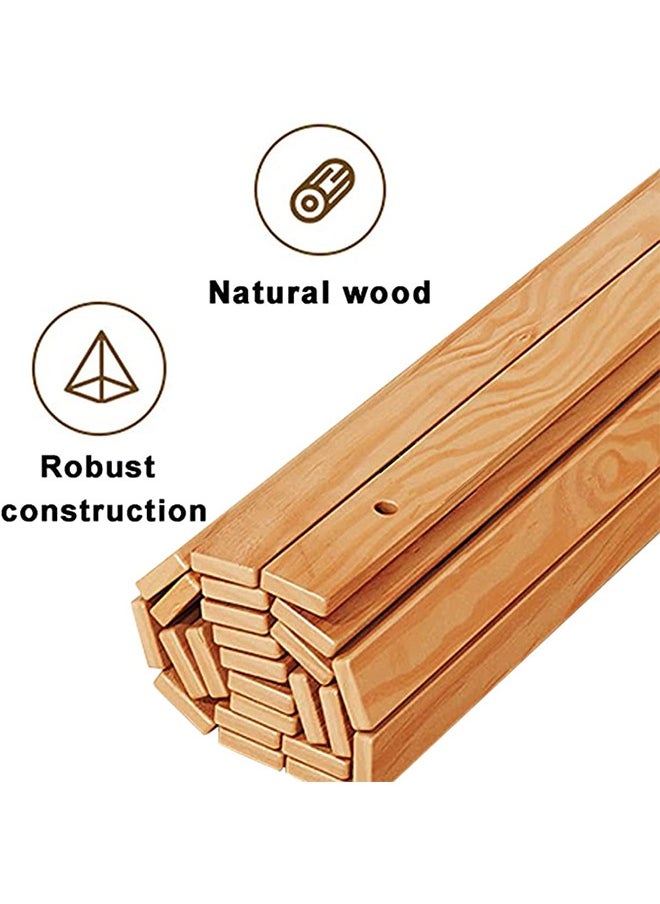 Cady One - Portable and foldable wooden picnic and camping table, 60*120 cm - Image 1