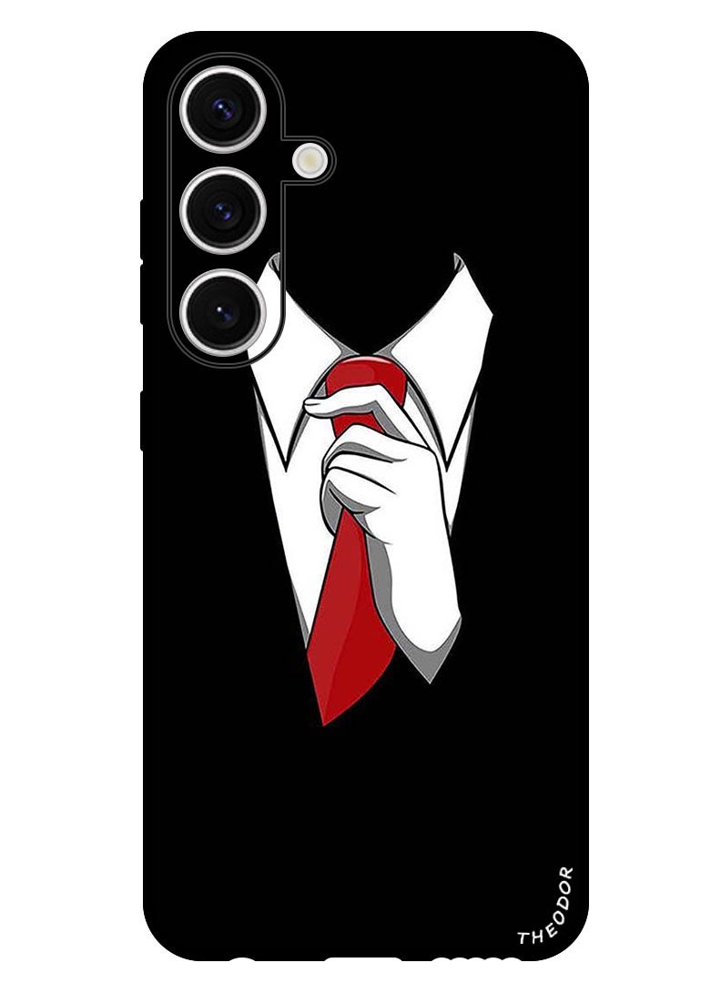 Theodor Protective Case Anti Scratch Shock Proof Bumper Cover For Samsung Galaxy S24 Plus Men Suit - Image 1