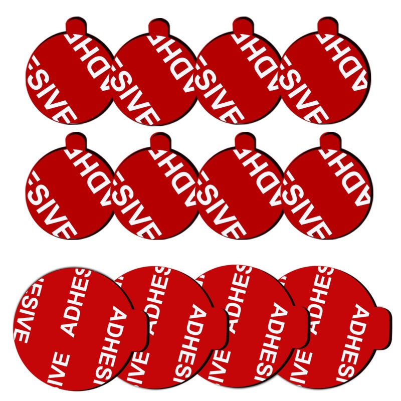 PKYAA 8 Pack Sticky Adhesive Compatible with Socket Mount Base, PKYAA Double-Sided Replacement Tape for Car Magnetic Phone Holder, 4 Pack Sticker Pads for Collapsible Grip & Stand Base - Image 1